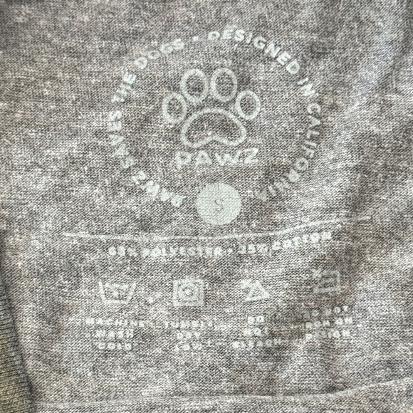 PAWZ Blue and Gray Camo Short Sleeve Tee - Picture 5 of 7